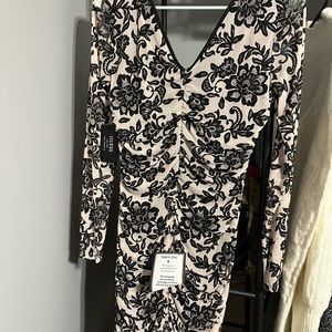 Guess ruched bodycon dress